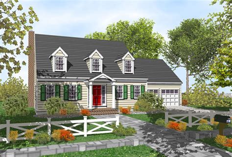 Traditionally, a cape cod cottage is a style of house originating in new england in the 17th century. Cape Cod 2 Story Home Plans for Sale - Original Home Plans