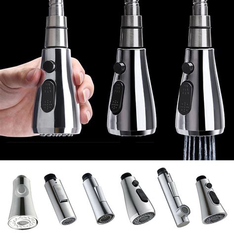 The duo features a hot water tap design that also has a regular hot and cold tap on the other side. Kitchen Faucet Spouts Mixer Tap Pull Out Spray Shower Head ...