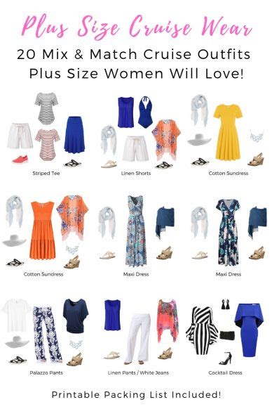 Plus Size Cruise Wear 20 Cruise Outfits Plus Size Women Will Love