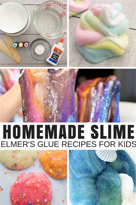 Best Elmers Glue Slime Recipes Little Bins For Little Hands