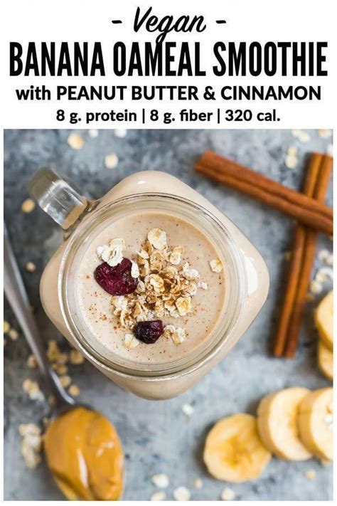 Can be taken at the beginning of the day, even though it is also recommended as a substitute for a dinner, since thanks to its. Filling and healthy Oatmeal Smoothie with peanut butter ...
