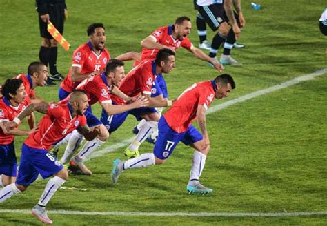 Photos Chile Outshoot Argentina To Win First Copa America