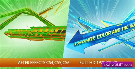 Render your text in after effects & composite in after effects. Videohive Arrows - Contrast Abstract Intro » free after ...