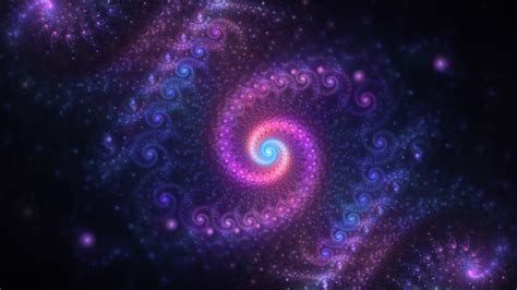 Wallpaper Abstract Galaxy Artwork Purple Violet