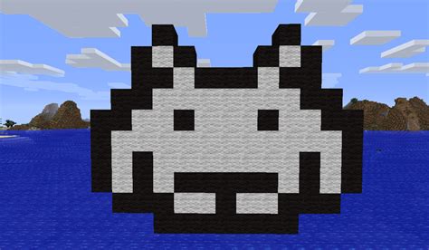 Minecraft Pixel Art Space Invaders Minecraft Pixel Art