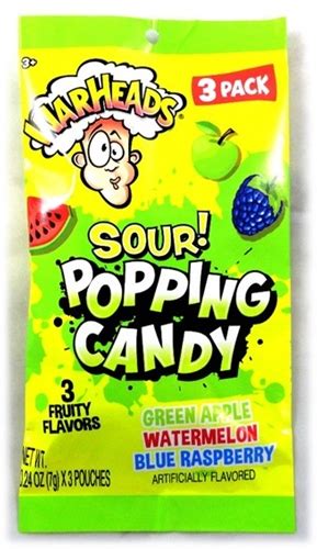 Warheads Popping Candy 123packs