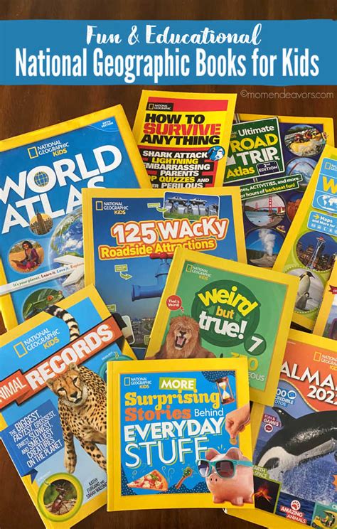 15 Fun And Educational National Geographic Books For Kids Giveaway