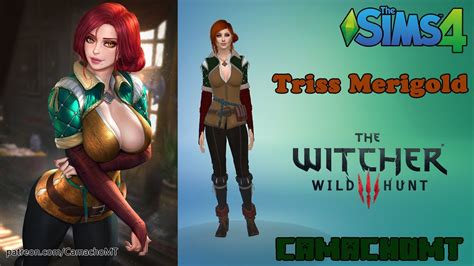 triss merigold the witcher sims 4 youtube