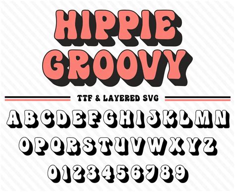 Groovy Font Retro Groovy Font Groovy Script Font Groovy 70s Font Happie