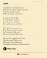 London Poem by William Blake | William blake, Poems, Happy poems