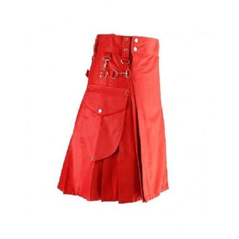 Red Cargo Utility Kilts For Active Men Freeshipping Kilt Experts