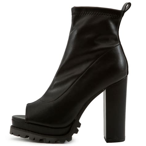 Liliana Monclair 21 High Heel Booties Monclair 21 Blkpu Shiekh