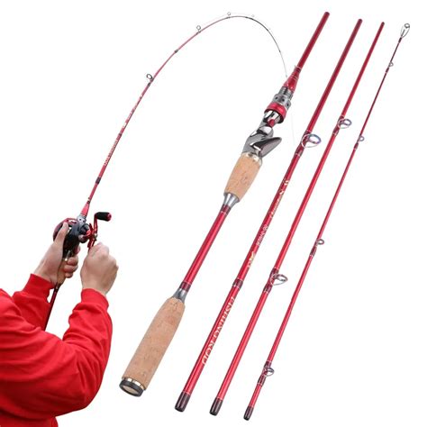 Sougayilang Spinning Casting Fishing Rod With 24ton Carbon Fiber Fuji O