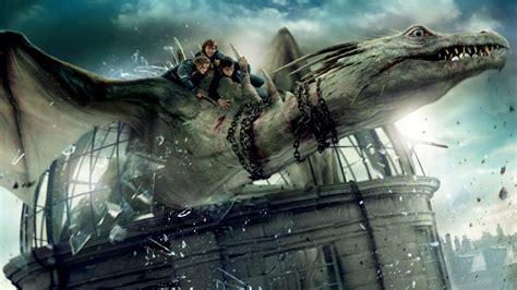 Harry Potter Deathly Hallows Dragon Dragons Wallpapers Hd