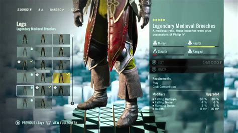 Assassins Creed Unity Medieval Armor Set Youtube