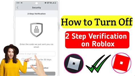 How To Turn Off 2 Step Verification On Roblox 2023 Disable Two Step