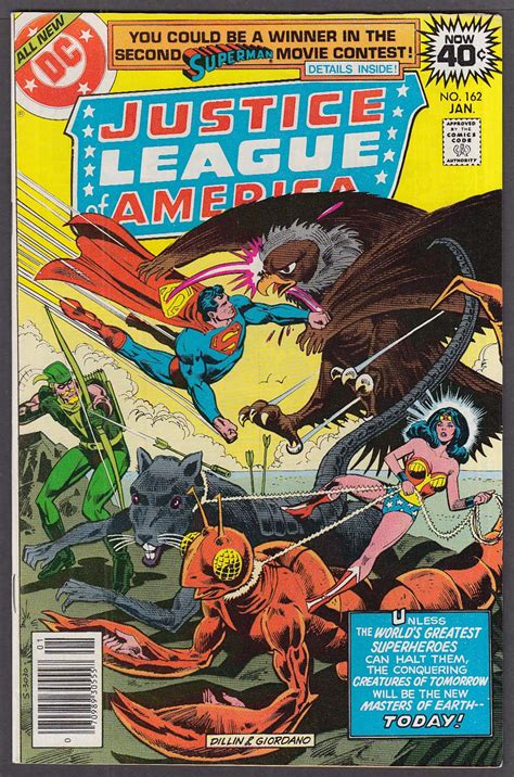 Justice League Of America 162 Dc Comic Book 1 1979