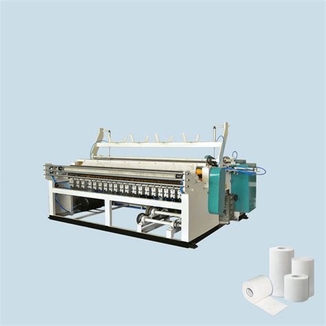 Full Automatic Toilet Paper Rewinding Machine For Rewinding And Cutting Toilet Paper China