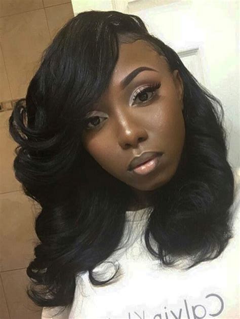 Side part sew in hairstyles. Side part weave | Protective hairstyles for natural hair ...