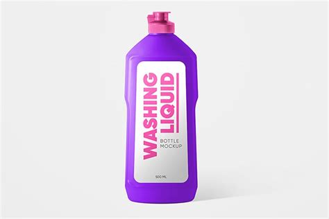 Download Free Washing Liquid Bottle Mockup - Free Download