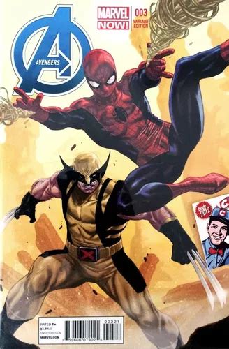 Comic Avengers 3 Mark Brooks Wolverine Spider Man Cover Mercadolibre