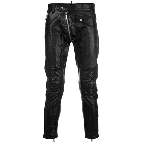Dsquared2 Biker Trousers 2255 Liked On Polyvore Featuring Mens