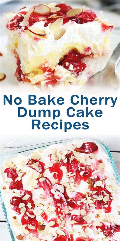 Oreo dump cake is an easy and decadent dessert recipe using oreo cookies, white frosting, chocolate cake mix, sweetened condensed milk and butter. No Bake Cherry Dump Cake Recipes | Dump cake recipes ...