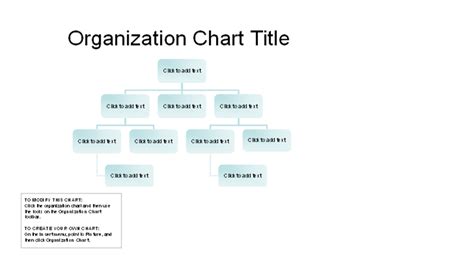 Organizational Chart Basic Layout