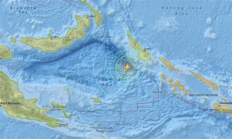 Papua New Guinea Hit By 72 Magnitude Earthquake