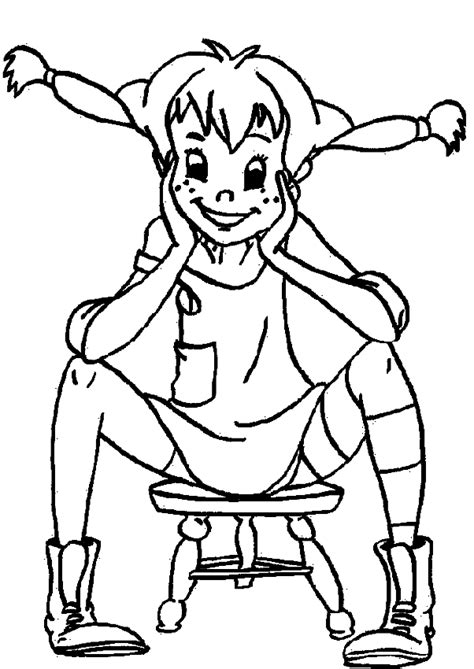 Pippi langstrumpf malvorlage