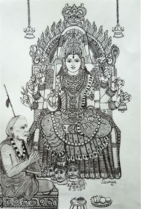 Navarathri Navarasam Maha Periyava And Samayapuram Mariamman Goddess