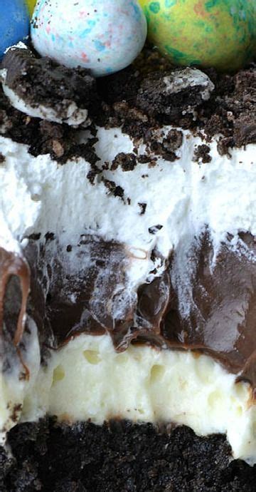 Easter chocolate lasagna, a creamy easter dessert. Easter Chocolate Lasagna | Recipe | Chocolate lasagna ...