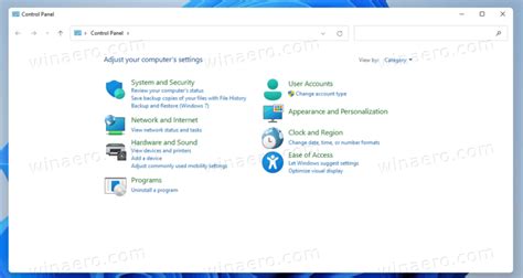 How To Open Control Panel In Windows 11