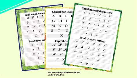 Learn To Write Cursive Letters Of The Alphabet In Upper And Lower Case 567