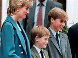 Así educó la princesa Diana a Guillermo y Harry para que no existieran ...