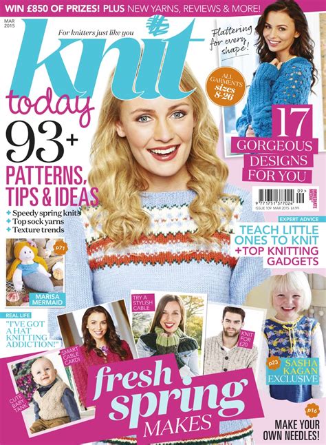 Knit Today Magazine March 2015 Back Issue