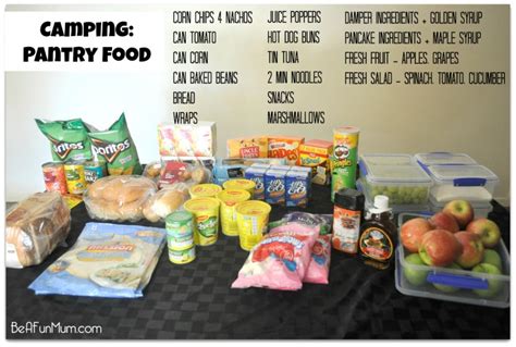 Enjoy a comforting, tasty meal at home, on the trail, or in your tent. Non perishable food list for camping