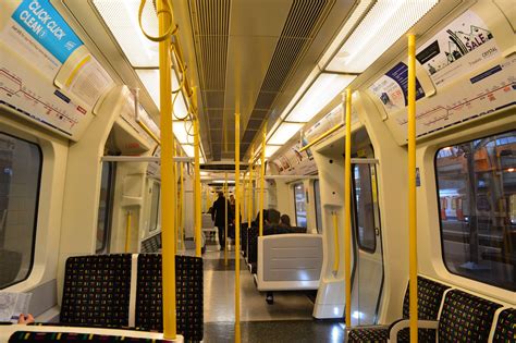 Inside Metropolitan Line London Tube London Underground Train