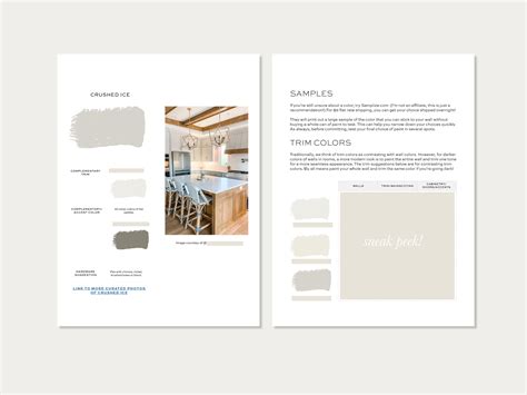 Sherwin Williams Crushed Ice Home Color Palette, Interior Paint Palette