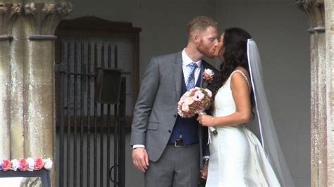 England Cricketer Ben Stokes Marries In Country Wedding