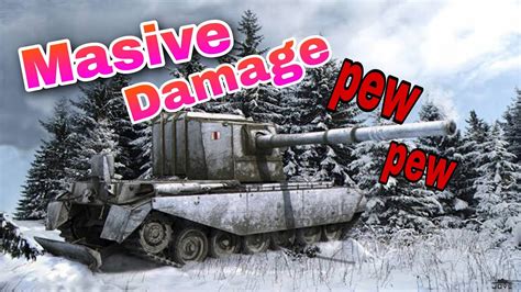 Wot Replays Fv4005 Wot Console Massive Carry Youtube