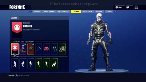 Most Stacked Fortnite Account For Sale Skull Trooper And More Youtube
