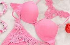 bra pink panties sexy set panty hot women bras sets padded soft choose size underwear india lace brief dhgate