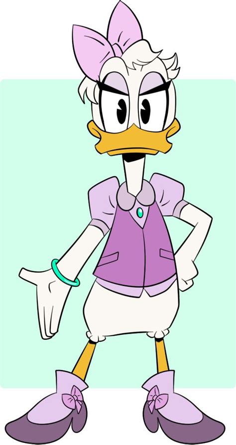 Daisy Duck In The Style Of Ducktales 2017 By Ciro1984 Daisy Duck Walt Disney Animation