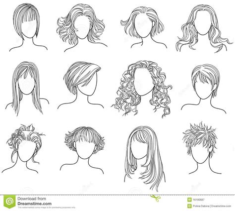 Hairstyles Royalty Free Stock Photography Image 16190687 Fashion
