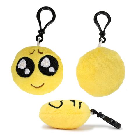 Cusfull Mini Emoji Keychain Lovely Emoji Plush Pillows Emoticon Key