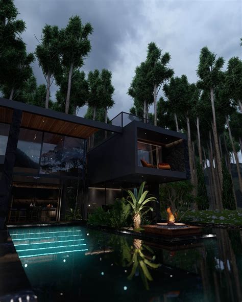 Shadow House Designed By Veliz Arquitectvisualization Dream House