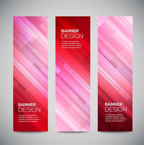 Vertikal Banner Vertical Nature Leaves Banner Design Download Free