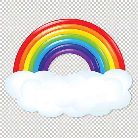 Rainbow Sky Clip Art Illustrations Royalty Free Vector