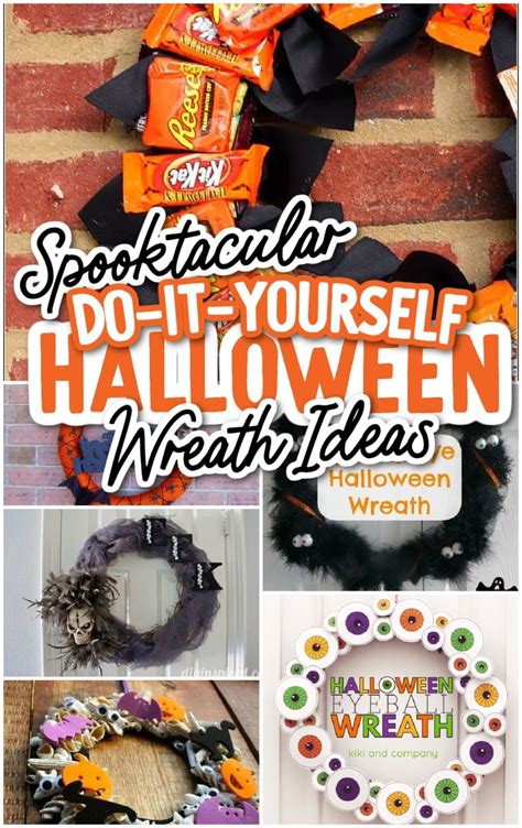 25 Spooktacular Diy Halloween Wreath Ideas Spaceships And Laser Beams